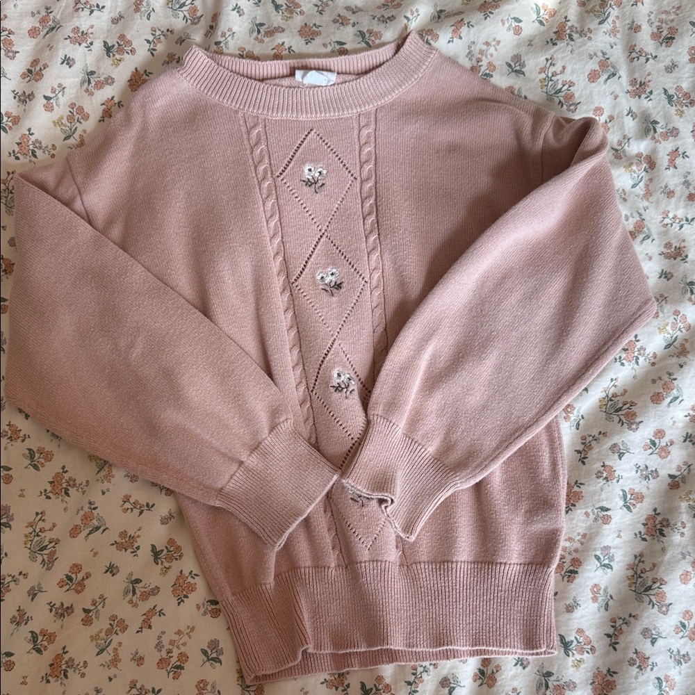 Jamie Kay Blush Pink Knit Sweater